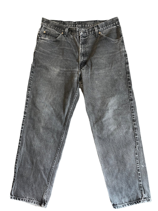 Brittania Jeans Black Faded Denim Pants - 36" x 28"