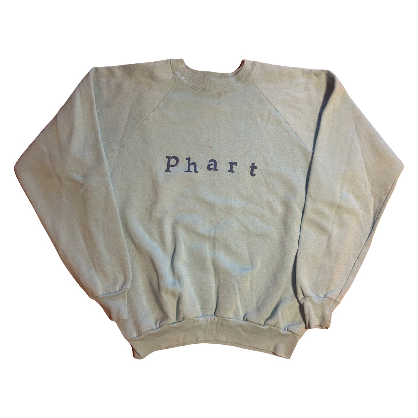 90’s FOTL Fruit of the Loom Crewneck Sweatshirt Light Blue Phart Merch - Large - 23” x 25.5”