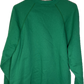 90’s Tultex Blank Green Crewneck Sweatshirt - Medium - 21” x 26.5”