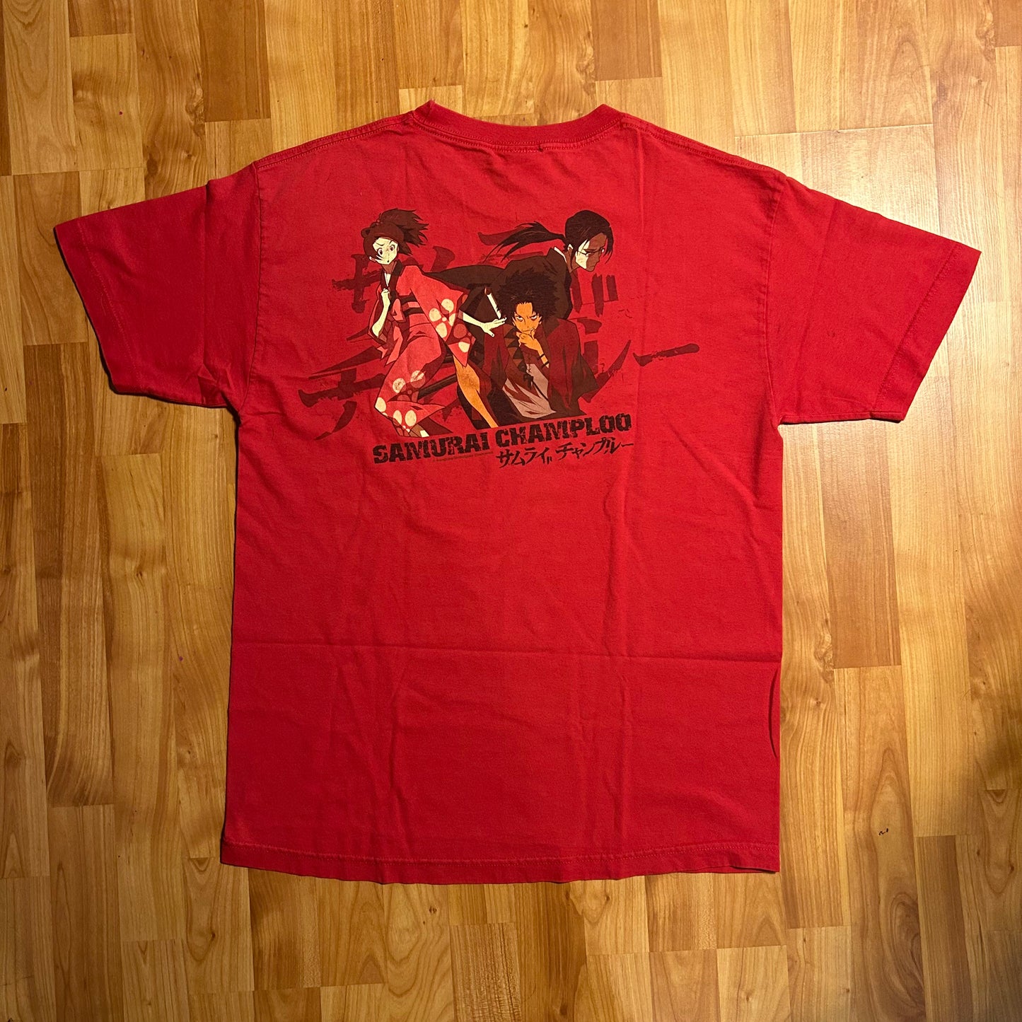 ODM Samurai Champloo Anime Cartoon TV Tshirt - Medium - 21.5” x 29.5”