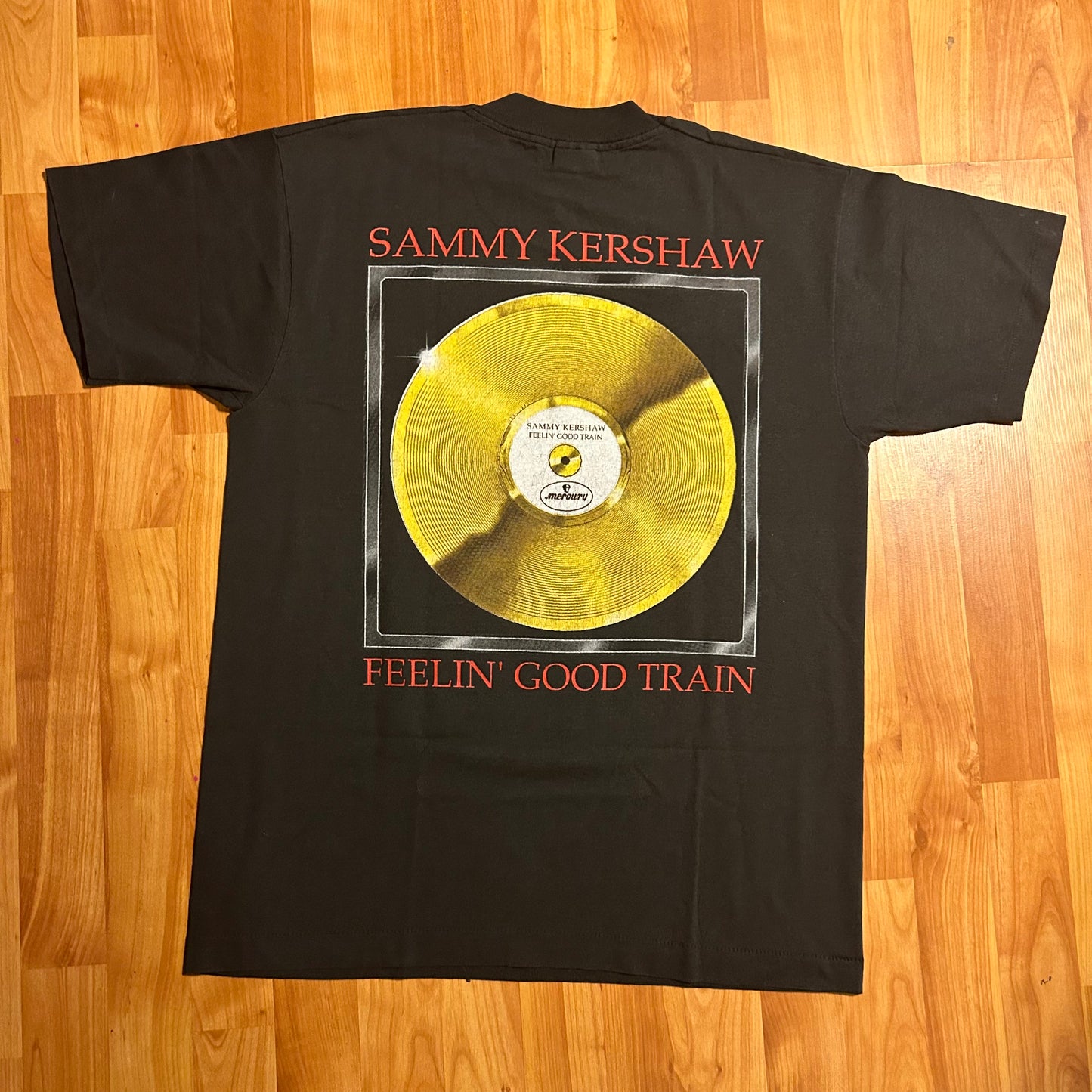 90’s FOTL Screen Stars Sammy Kershaw Third Rate Romance Feelin’ Good Train Country Music Screen Play 1994 Tshirt - Medium - 20” x 29”