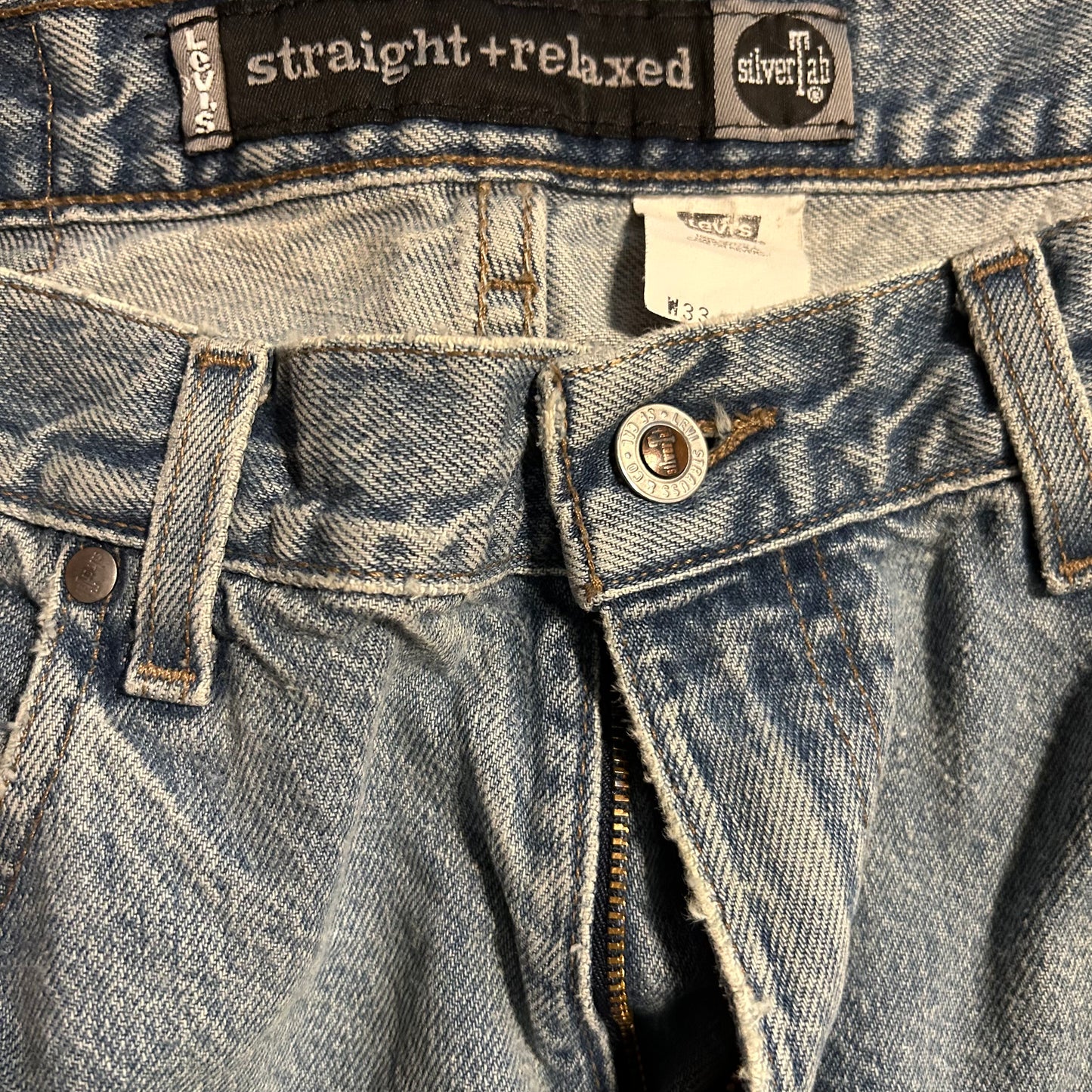 90’s Levi’s Silver Tab Straight Relaxed Denim Jeans - 32” x 32”