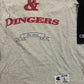 Champion Doubles and Dingers We Have Hard Wood Raglan Shirt - Medium - 21” x 28”