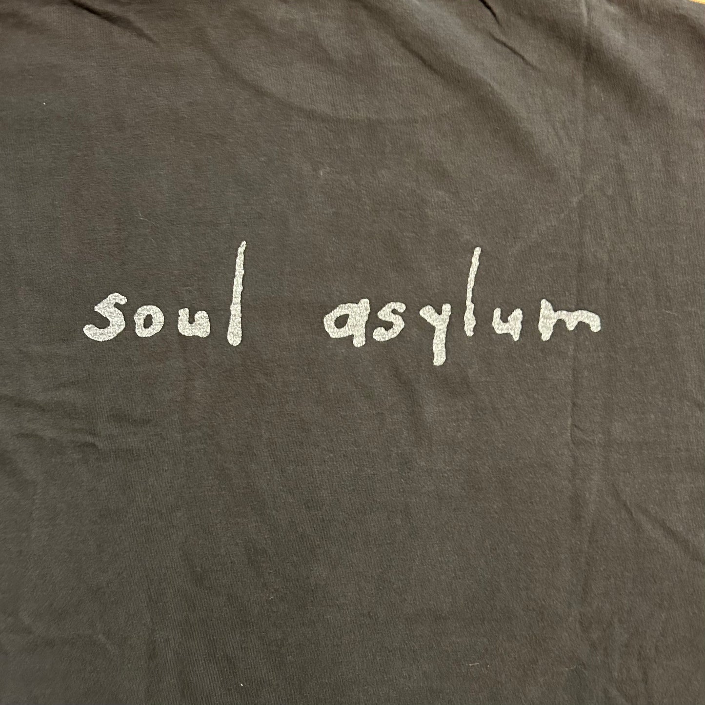 90’s Giant Tultex 1995 Soul Asylum Band Music Tshirt - Large - 23.5” x 30”