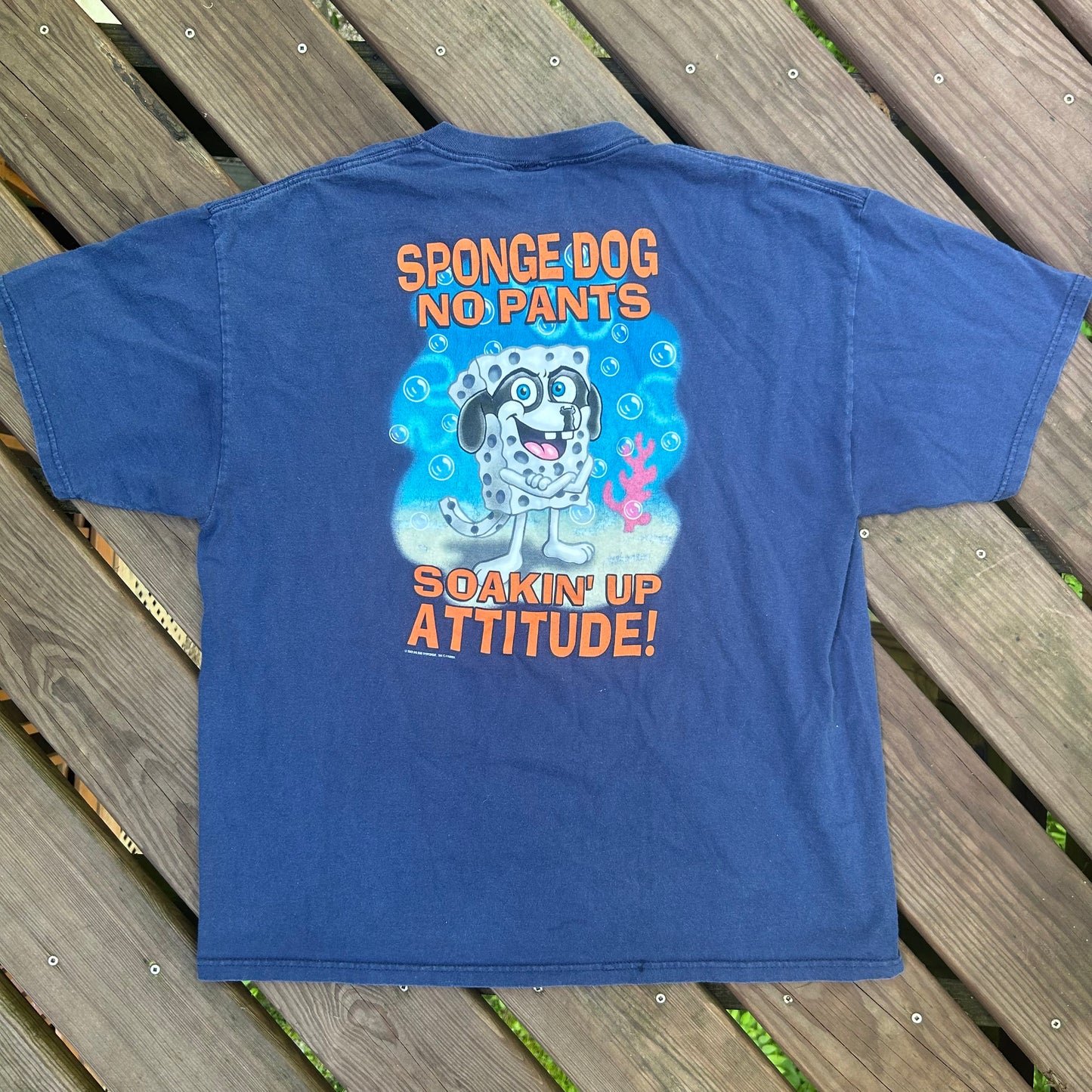 Big Dogs Sponge Dog No Pants Tshirt - Medium - 21” x 27”