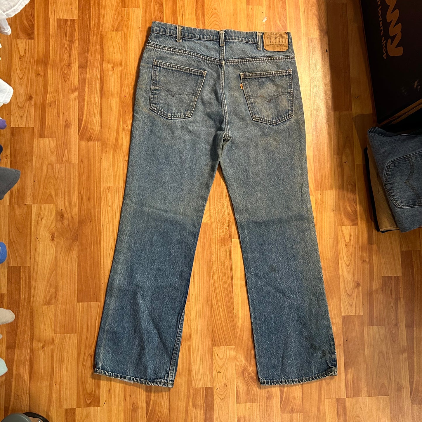 70/80’s Levi’s 517 Orange Tab Denim Jeans - 34” x 31”