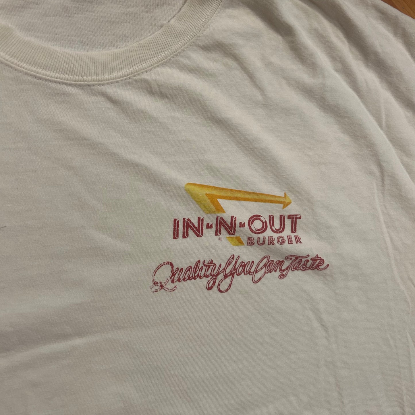 Hanes Beefy In N Out Drive In Quality You Can Taste Tshirt - Large - 23” x 26”