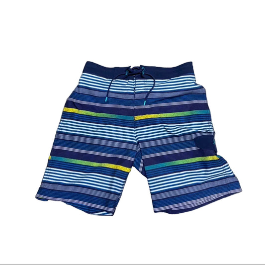 Speedo Blue Striped Swim Trunks Shorts - 30” x 8.5”