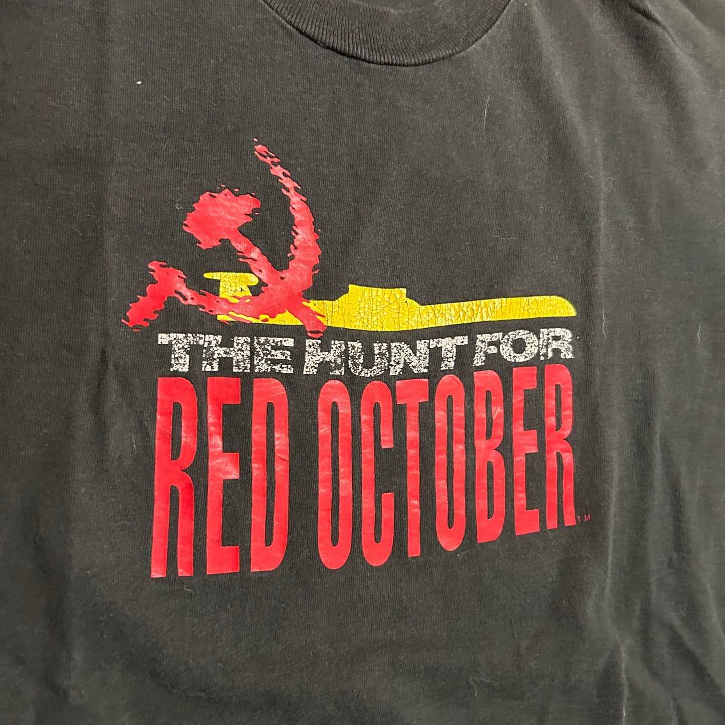 80/90’s The Hunt for Red October Movie Tshirt - Medium - 21” x 29”