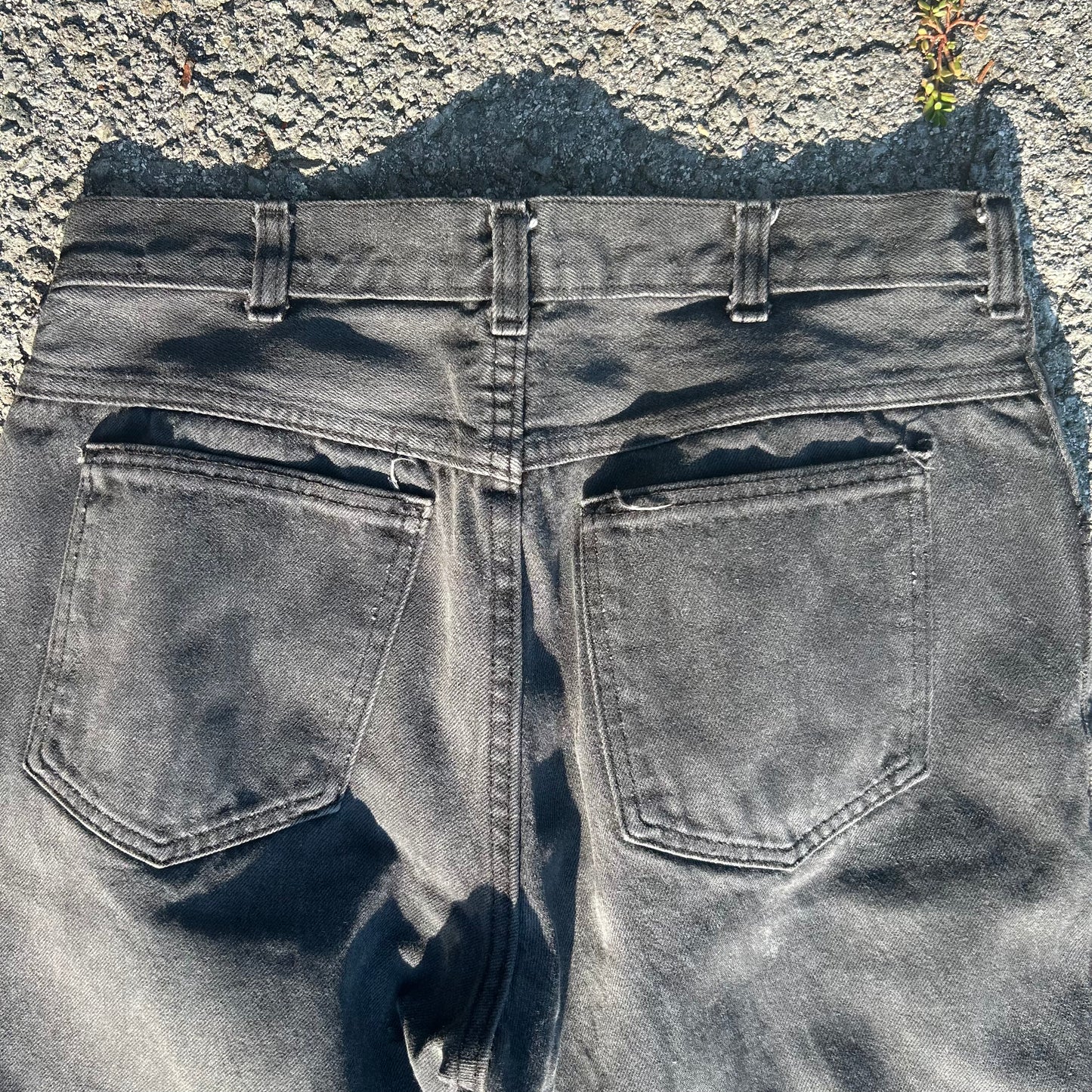 80’s Gray Black Denim Jeans - 31” x 30”