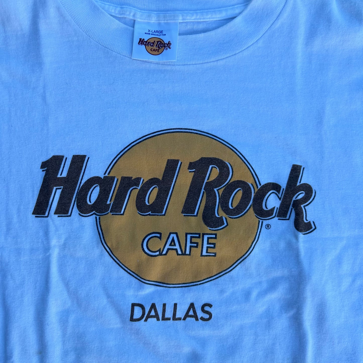 90’s Hard Rock Cafe Dallas Tshirt - Large - 22” x 29”