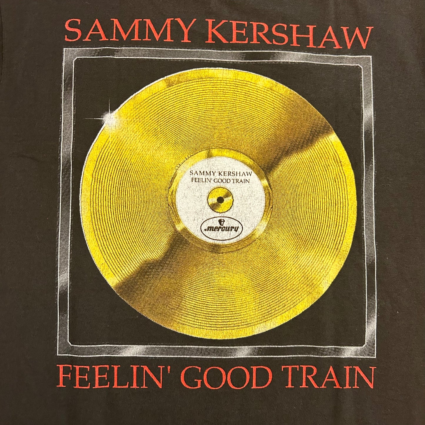 90’s FOTL Screen Stars Sammy Kershaw Third Rate Romance Feelin’ Good Train Country Music Screen Play 1994 Tshirt - Medium - 20” x 29”