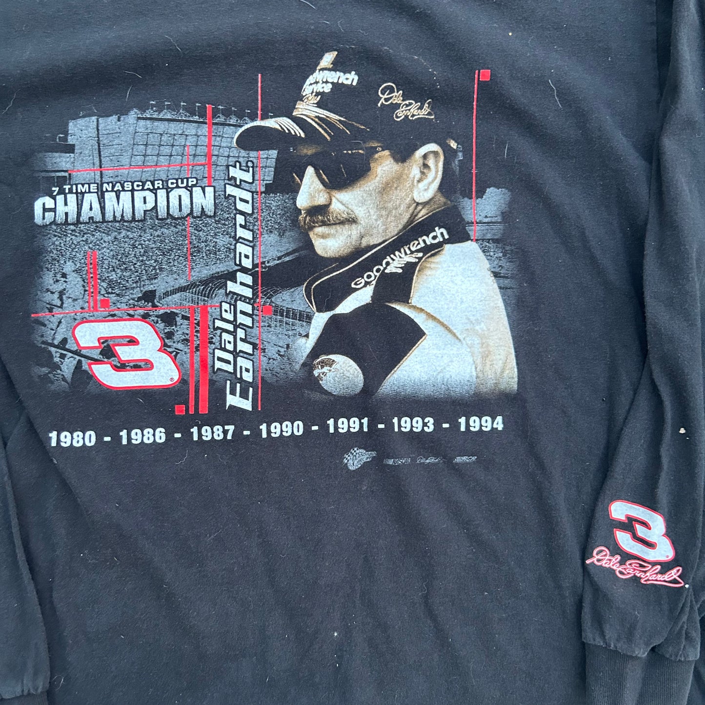 NASCAR Winner’s Circle Dale Earnhardt #3 Longsleeve Shirt - Large - 23.5” x 27”