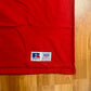 90’s Russell Athletic Red Blank Pocket Tshirt - Large - 23” x 29”