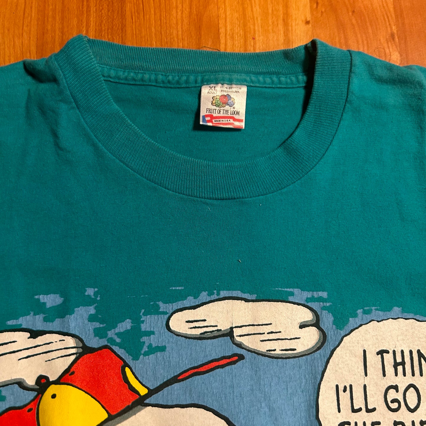 90’s FOTL Snoopy Go for the Birdie Tshirt - Large - 22” x 30”