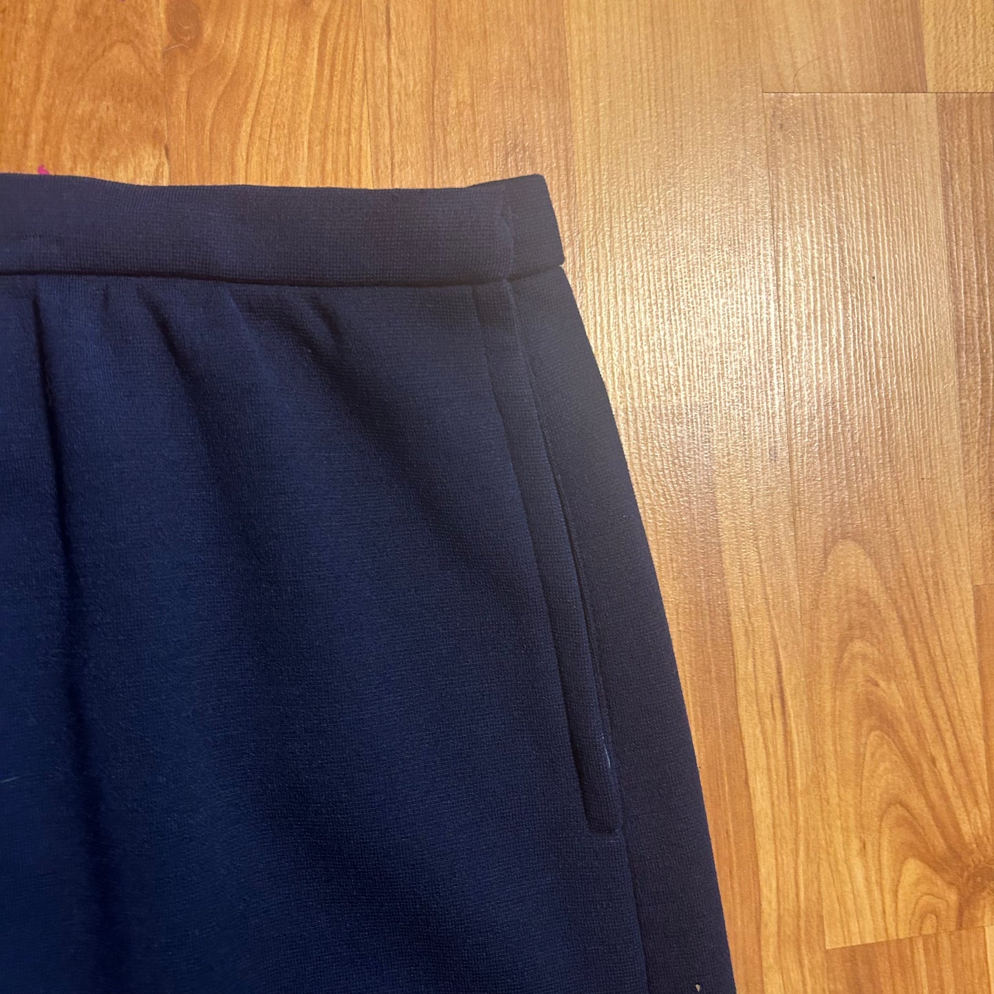 70/80’s Navy Blue Skirt - 32” x 28”