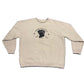 Croft and Barrow Durable Field Issue Loyal True Friend Tan Brown Dog Crewneck Sweatshirt - Boxy XLarge - 26” x 27”