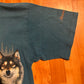 90’s Miller 1992 Habitat Coyotes Wolves Faded Tshirt - Large - 23” x 30”