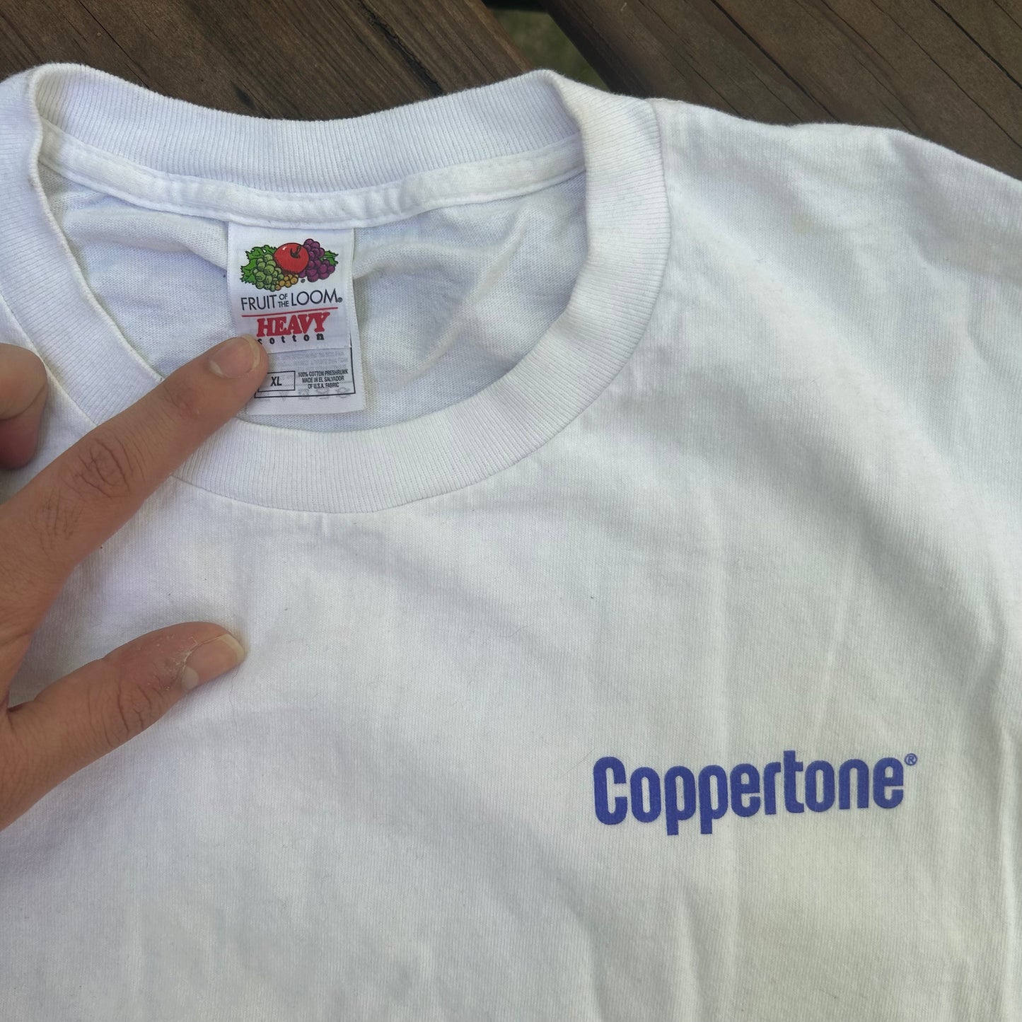 Coppertone Suncare Products Tshirt - Medium - 21” x 27”