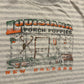 80/90’s Louisiana Porch Puppies Diamond Shirts Striped Distressed Tshirt - Large - 23” x 26”