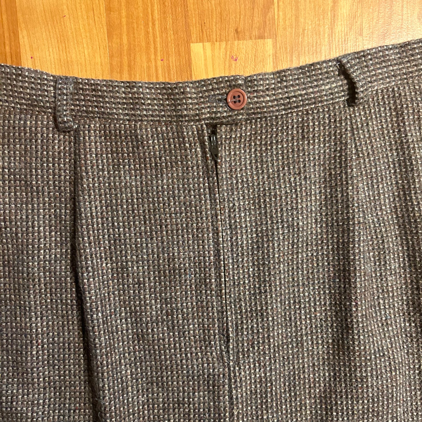 80’s Russ Company Plaid Skirt - 34” x 25”