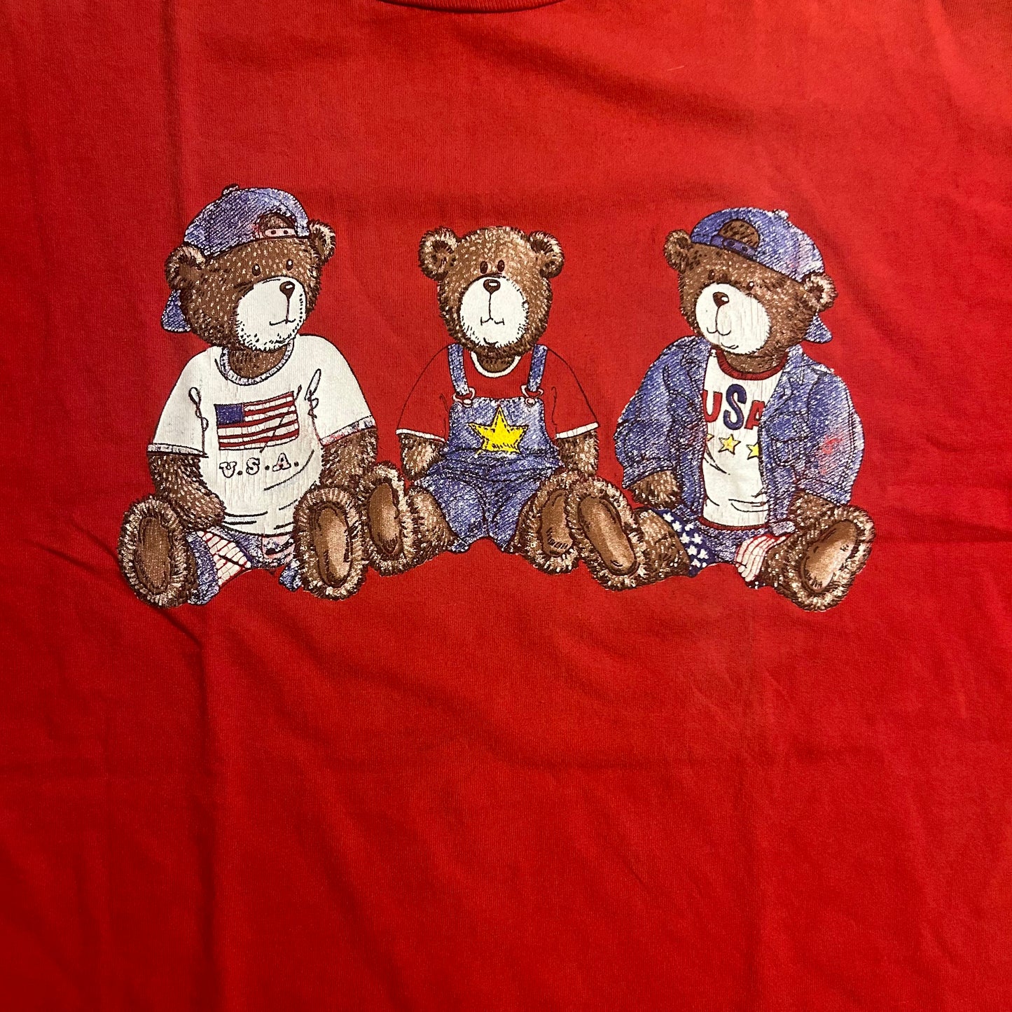 90’s Tompkins Ave Plymouth Mills Bears Bear USA Tshirt - Medium - 20.5” x 31”