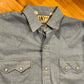 80/90’s DC Brand Western Pearl Snap Cotton/Poly Shirt - Large - 23” x 31”