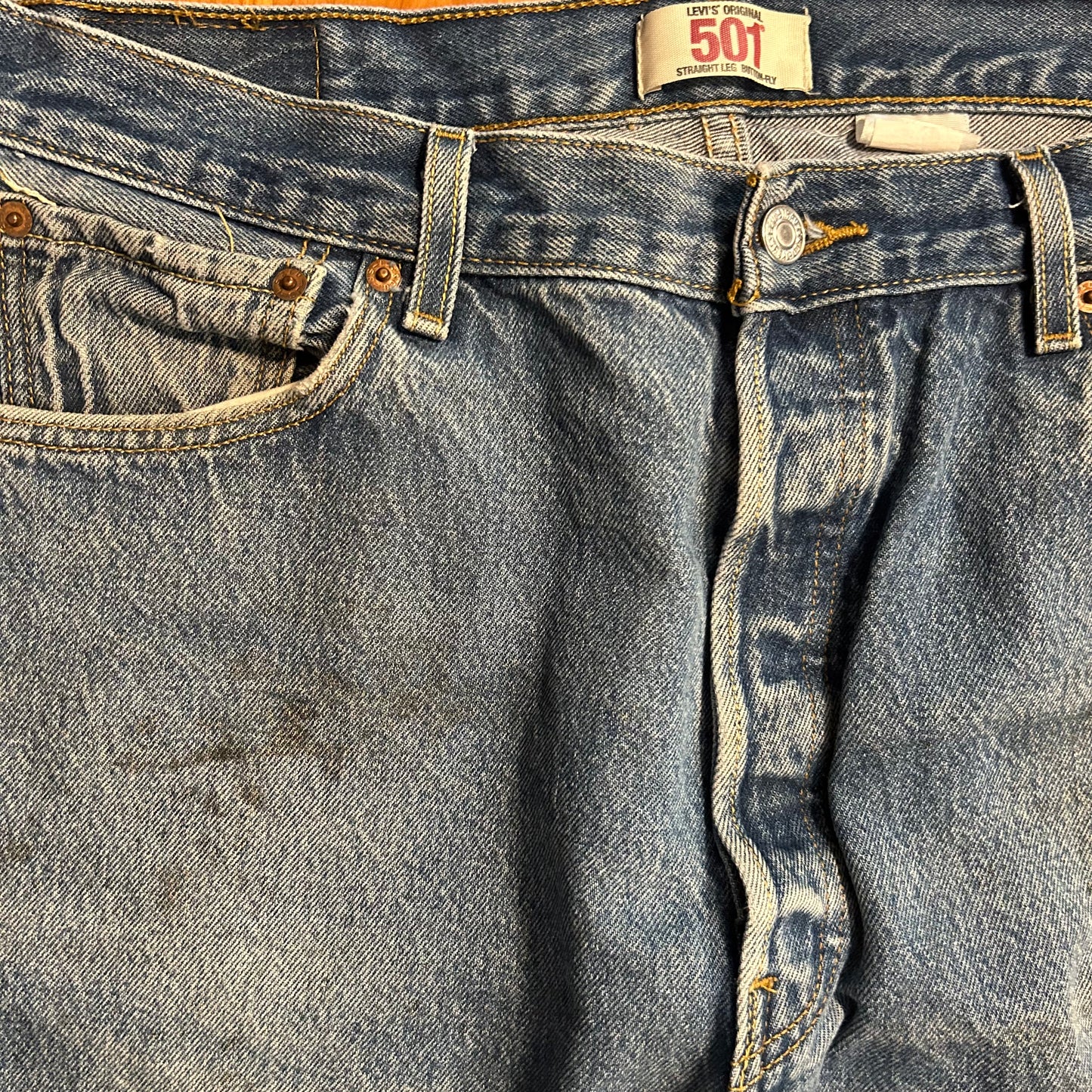 Levi’s 501 Denim Jeans - 38” x 29”