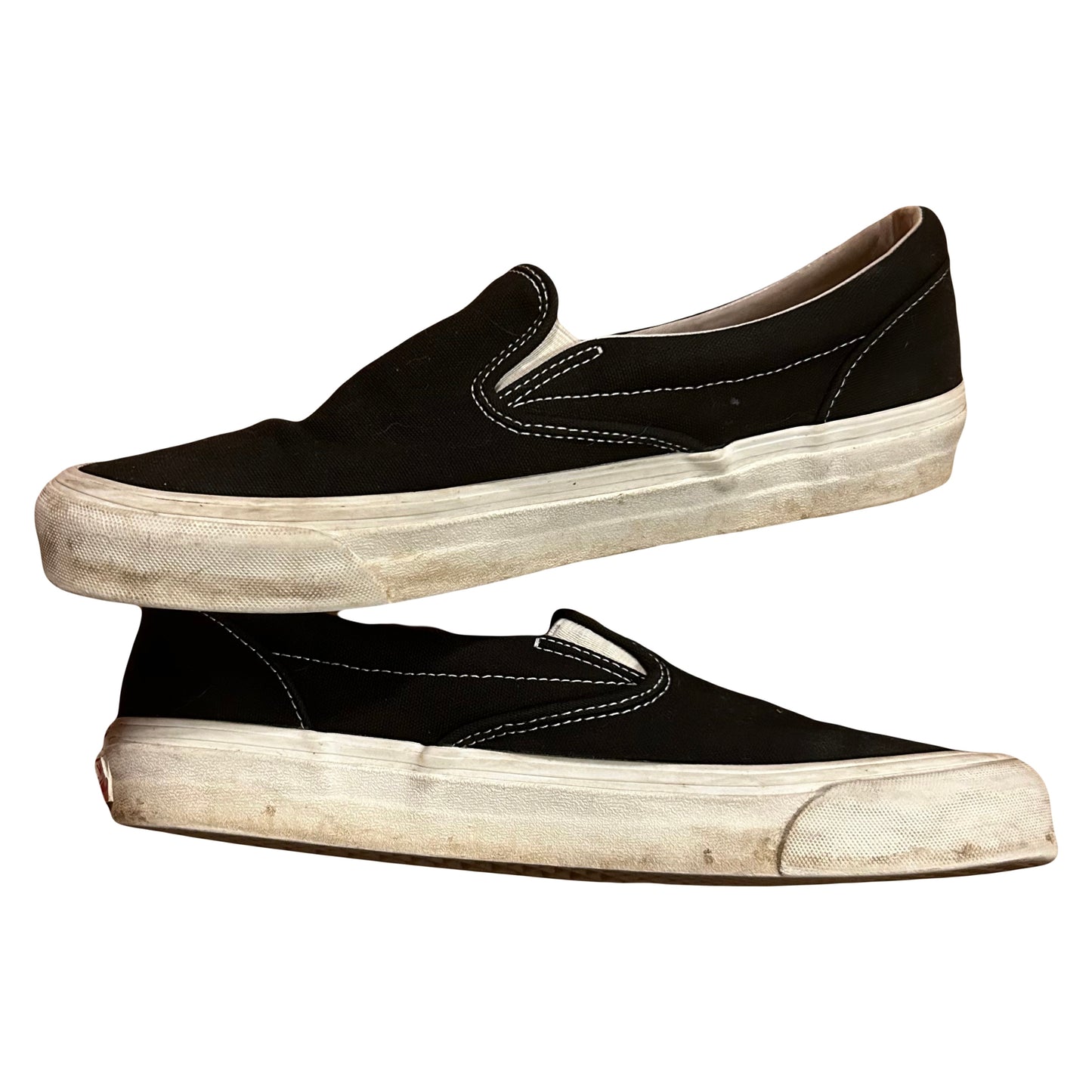 Vans Black Slip Ons - 11M