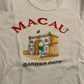 80/90’s Macau Barrier Gate Cotton Ringer Tshirt - Small - 18” x 23.5”