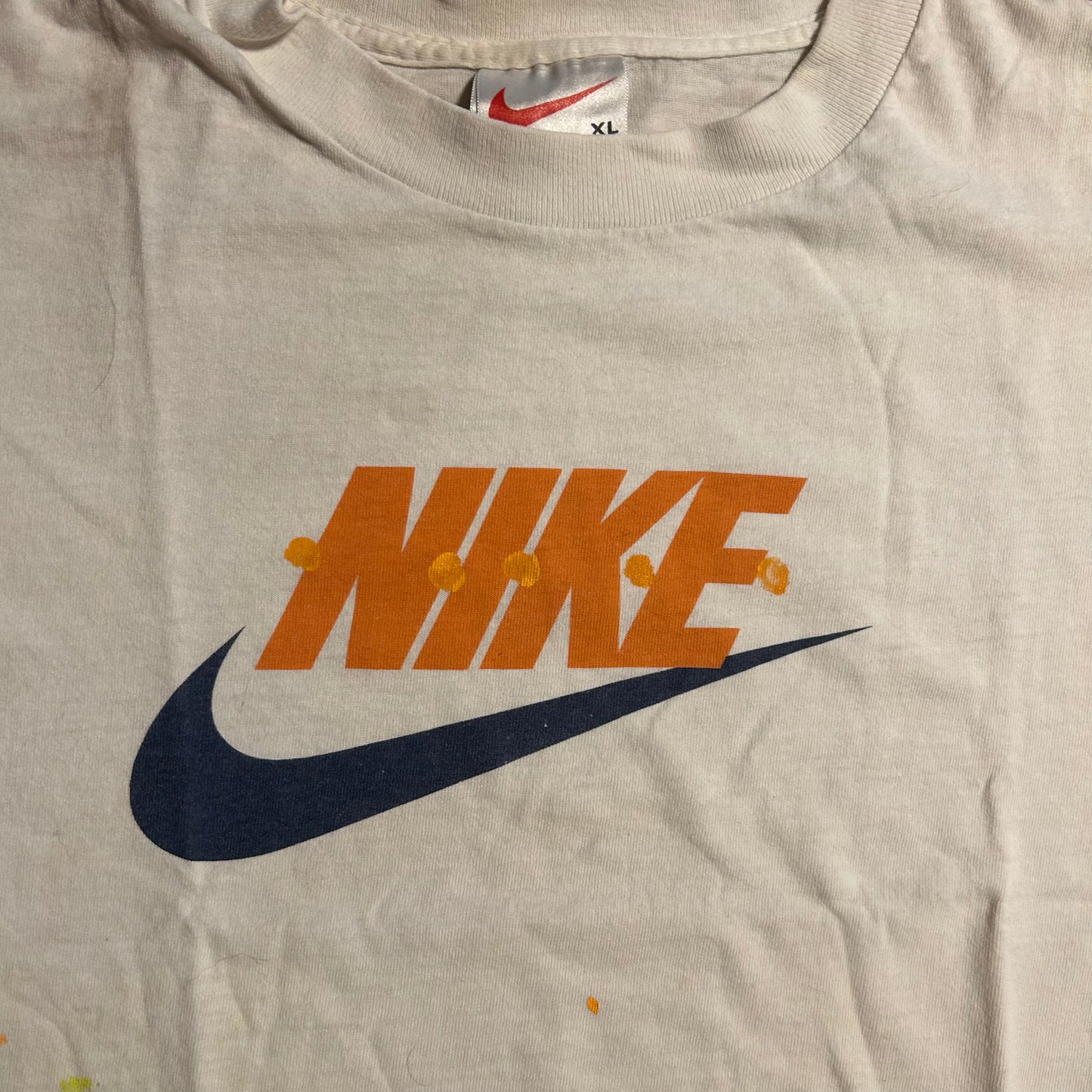 90’s Nike Swoosh Painter Tshirt - Medium - 20.5” x 26”