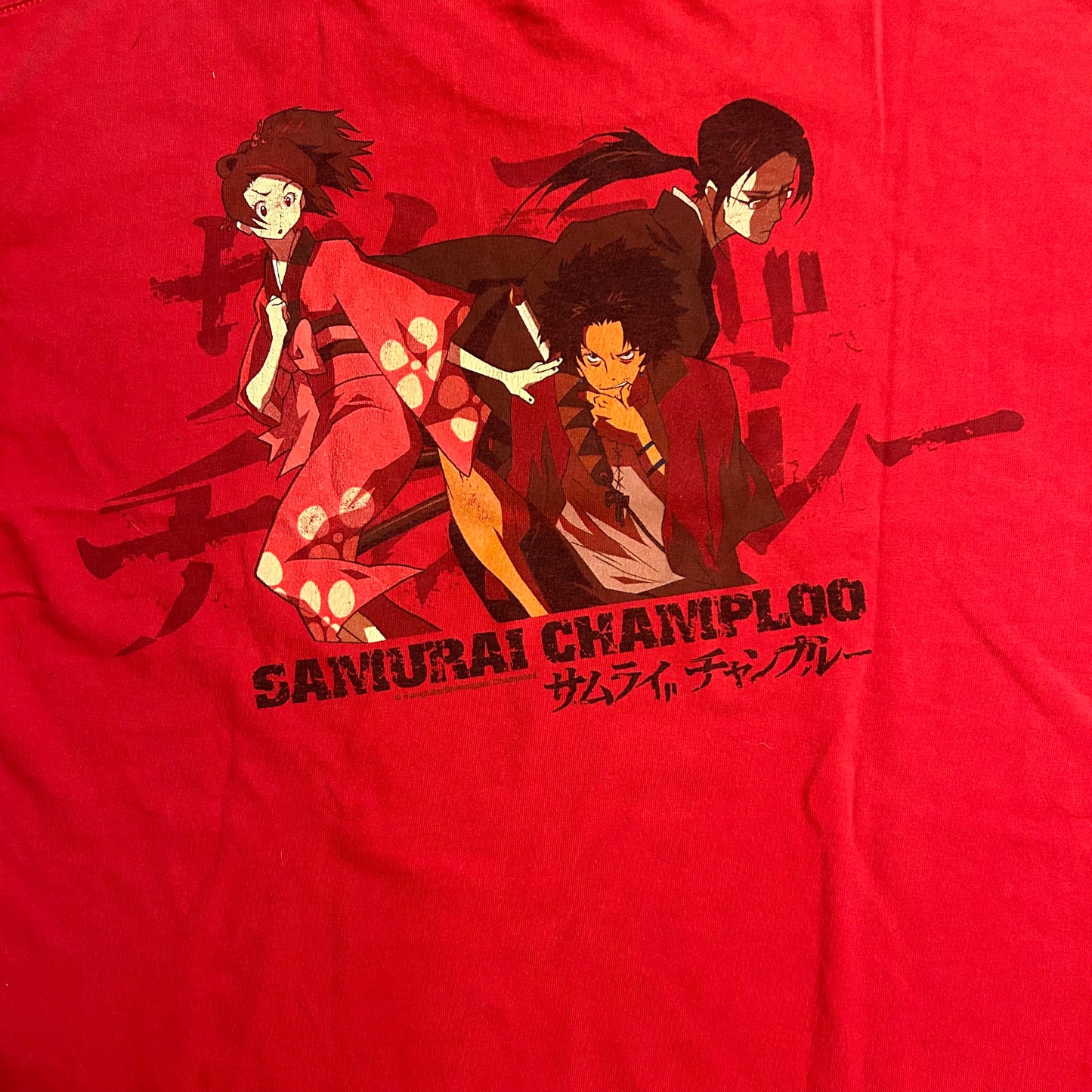 ODM Samurai Champloo Anime Cartoon TV Tshirt - Medium - 21.5” x 29.5”