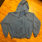 80’s Baby Blue Zip Up Sweatshirt - Boxy Large - 23” x 23”