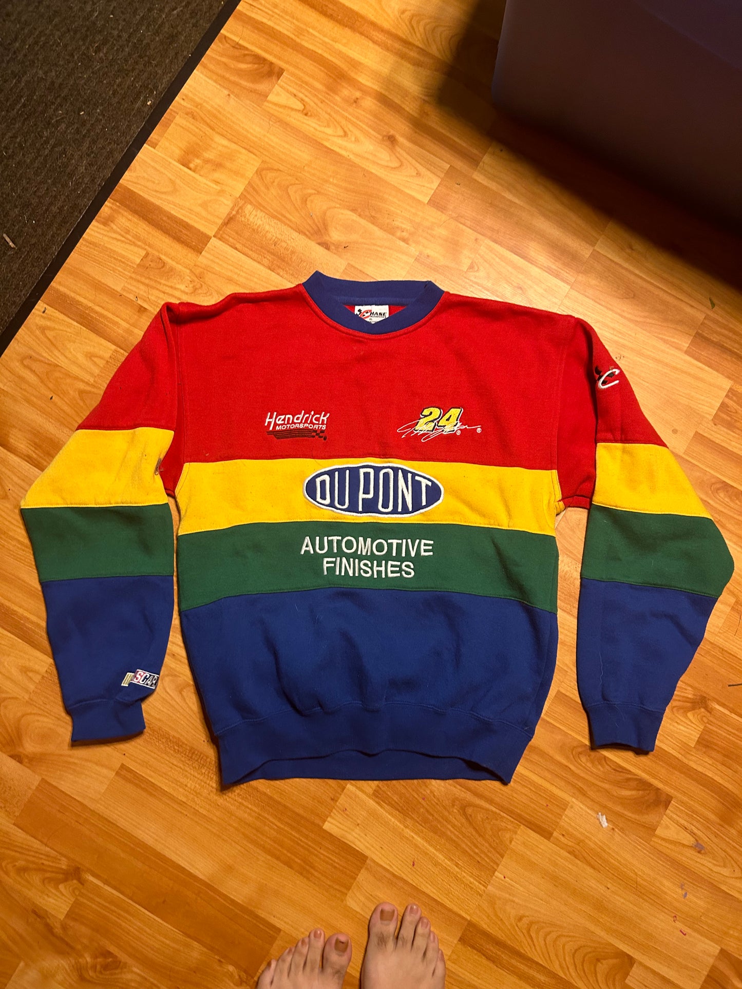 Jeff Gordon Dupont Crewneck Sweatshirt - Medium - 20” x 26”