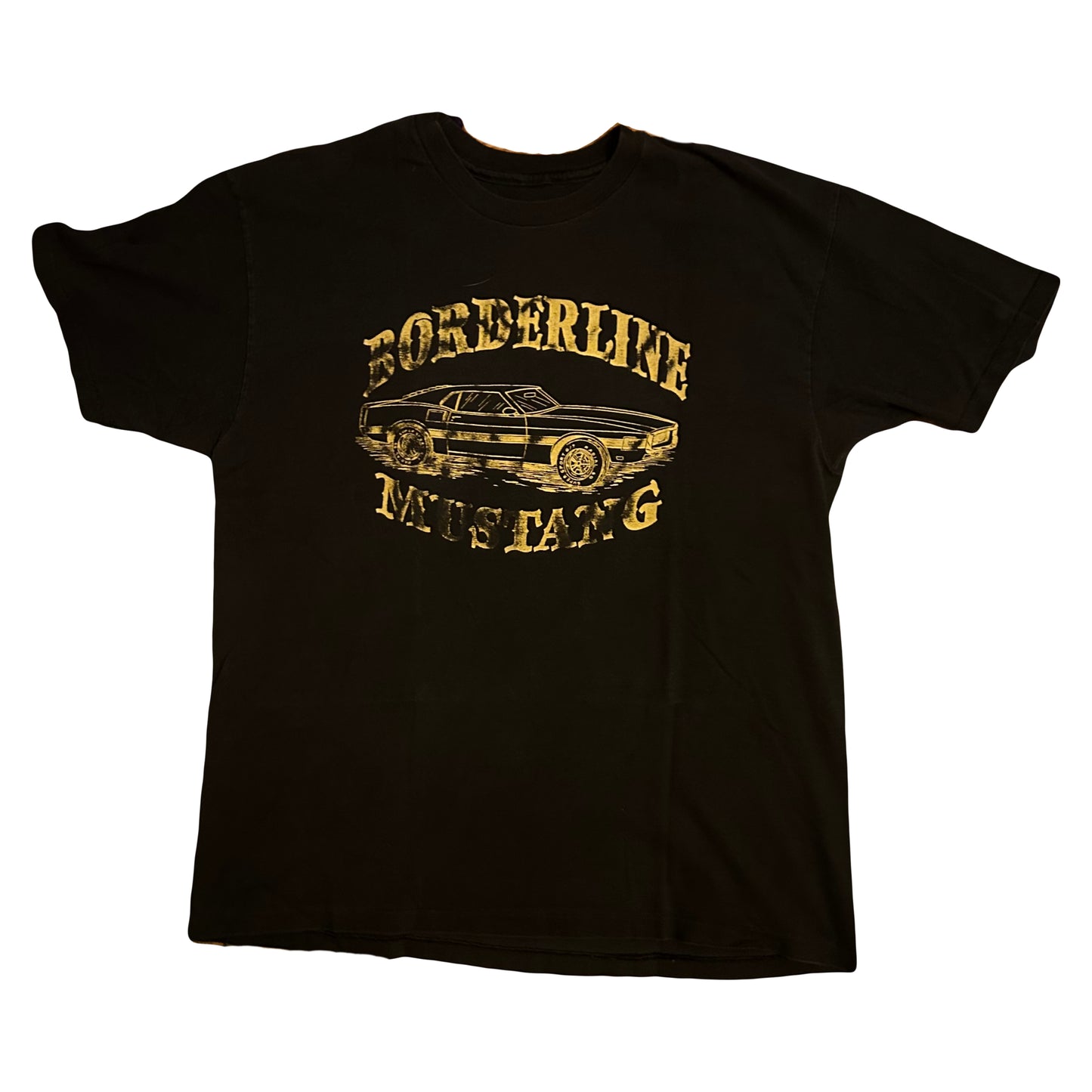 80/90’s Borderline Mustang Tshirt - Large - 23” x 30”