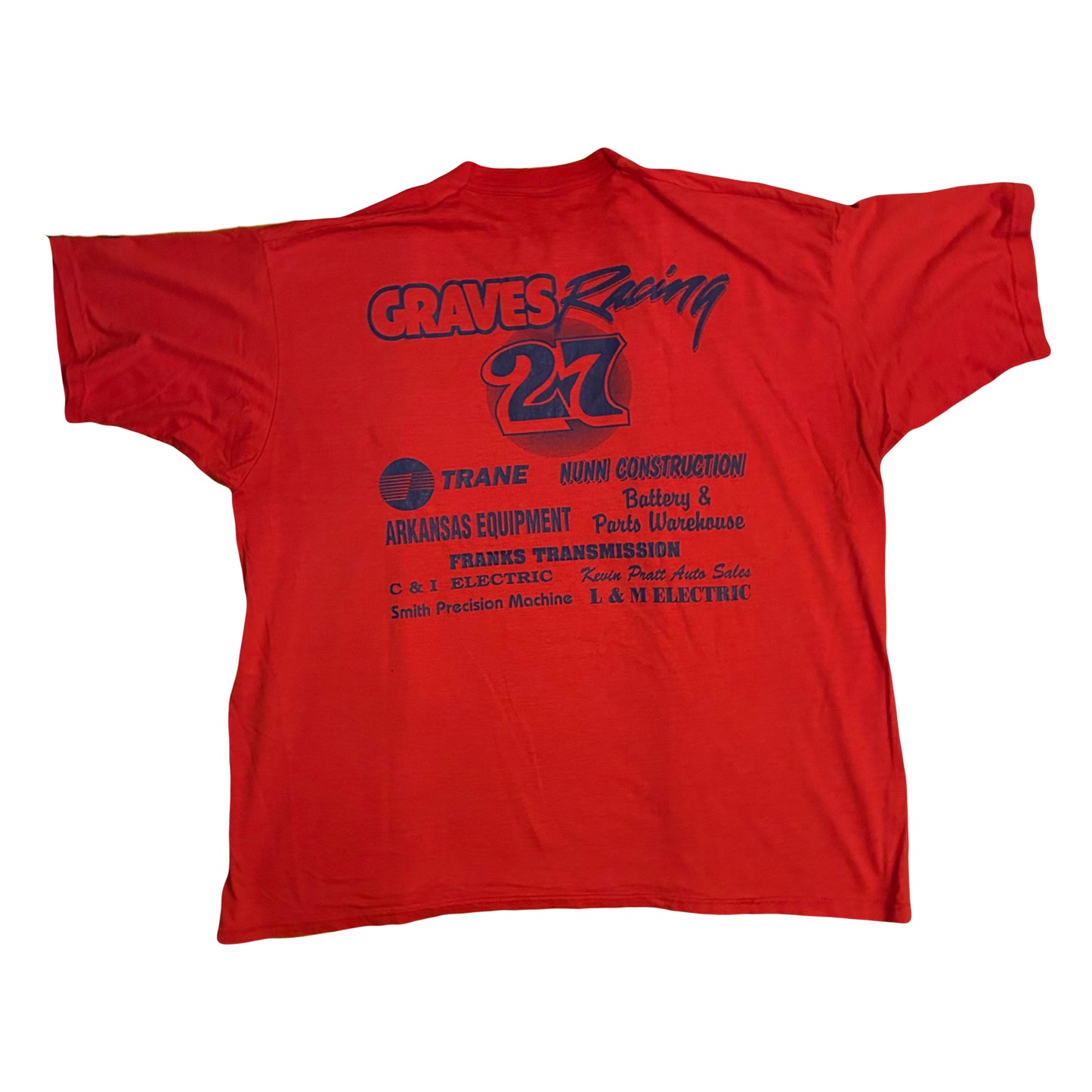 FOTL Graves Racing #27 Tshirt - XLarge - 27” x 31”