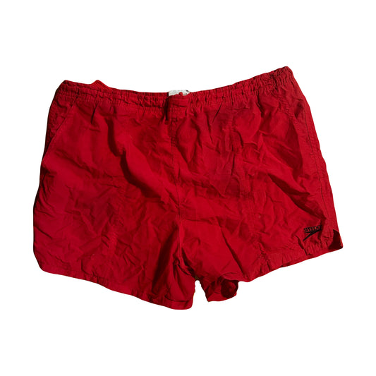 90’s Speedo Nylon Shorts Trunks with Drawstring - 34” x 5”