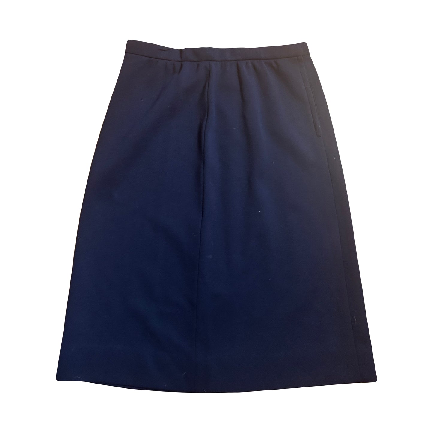 70/80’s Navy Blue Skirt - 32” x 28”