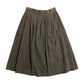 90’s Lands End Corduroy Grey Skirt - 28” x 28”