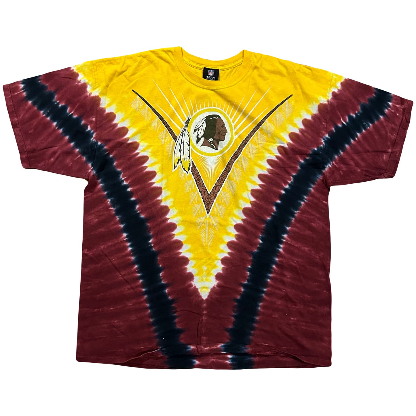 NFL Washington Redskins Football Tie Dye Tshirt - XLarge - 24” x 32”