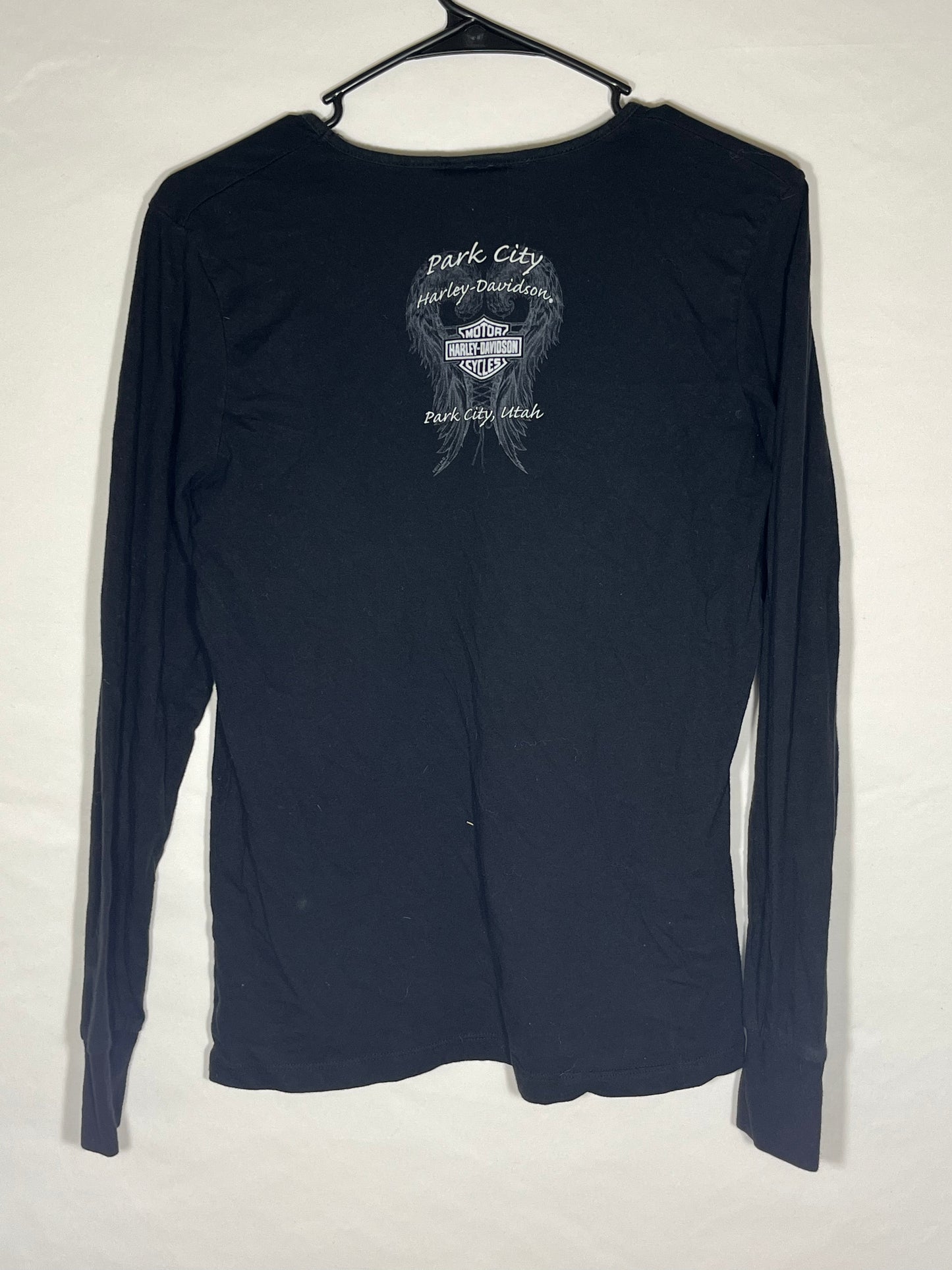 90's Harley Davidson Longsleeve Top - XSmall - 17.5” x 23”