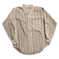 Lancaster Striped Button Up Collared Shirt - XLarge - 24” x 30”