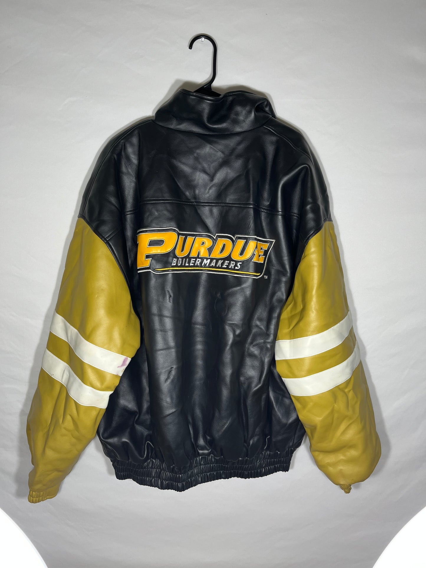 Purdue Leather Jacket - XLarge - 28” x 27”