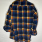 70/80's Flannel Longsleeve Button Up Shirt - Large - 22” x 28”