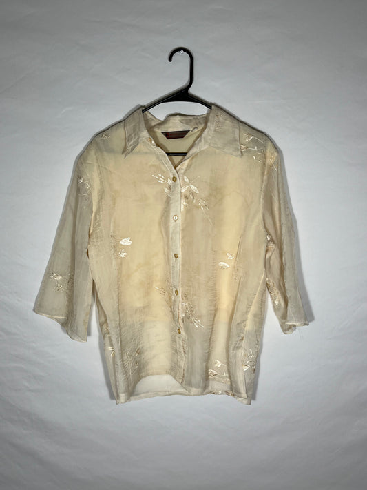 70/80's Short Sleeve Button Up Shirt - Large - 22” x 26”