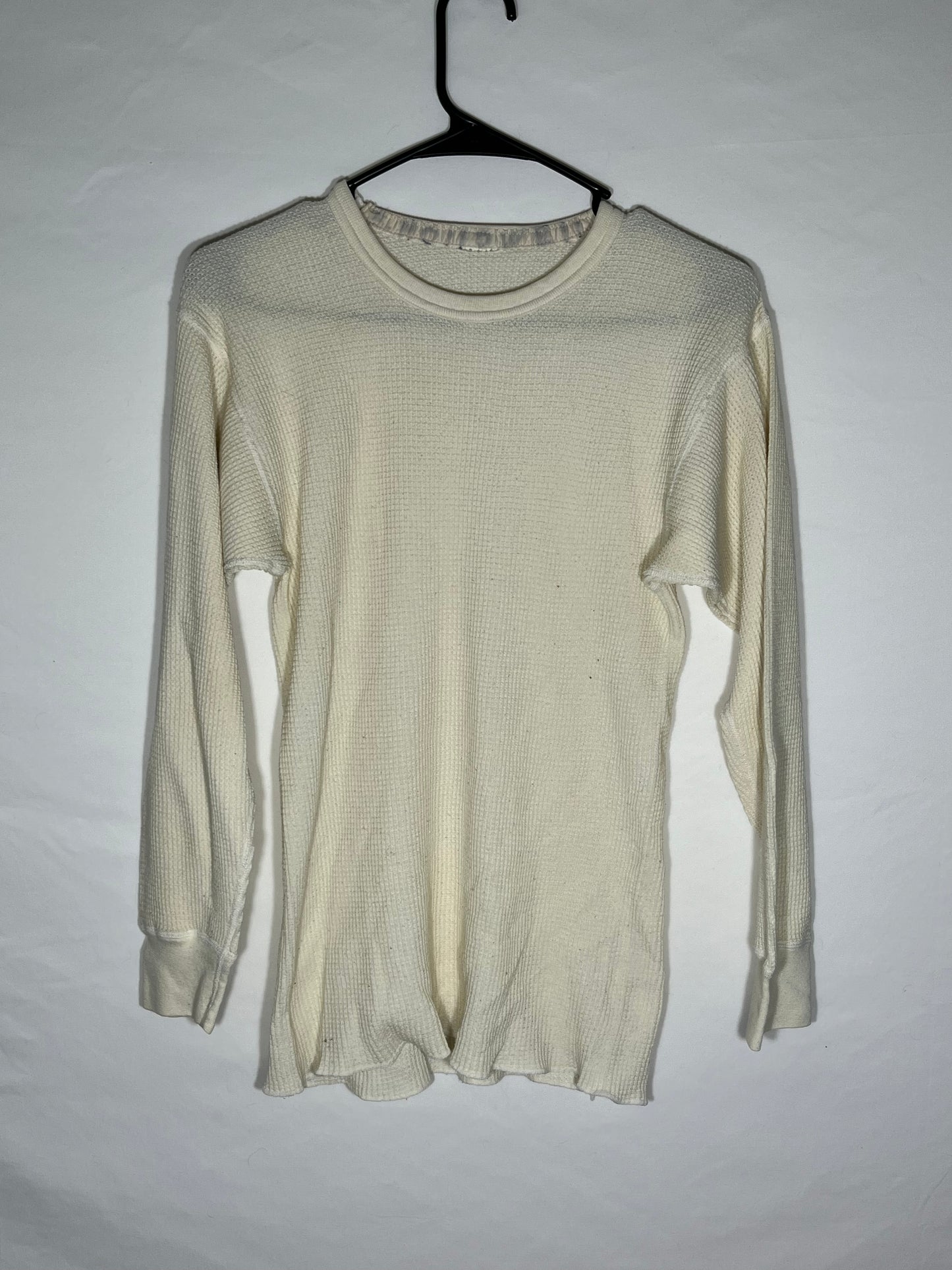 80's Thermal Longsleeve Shirt - XSmall Stretchy - 15” x 25”