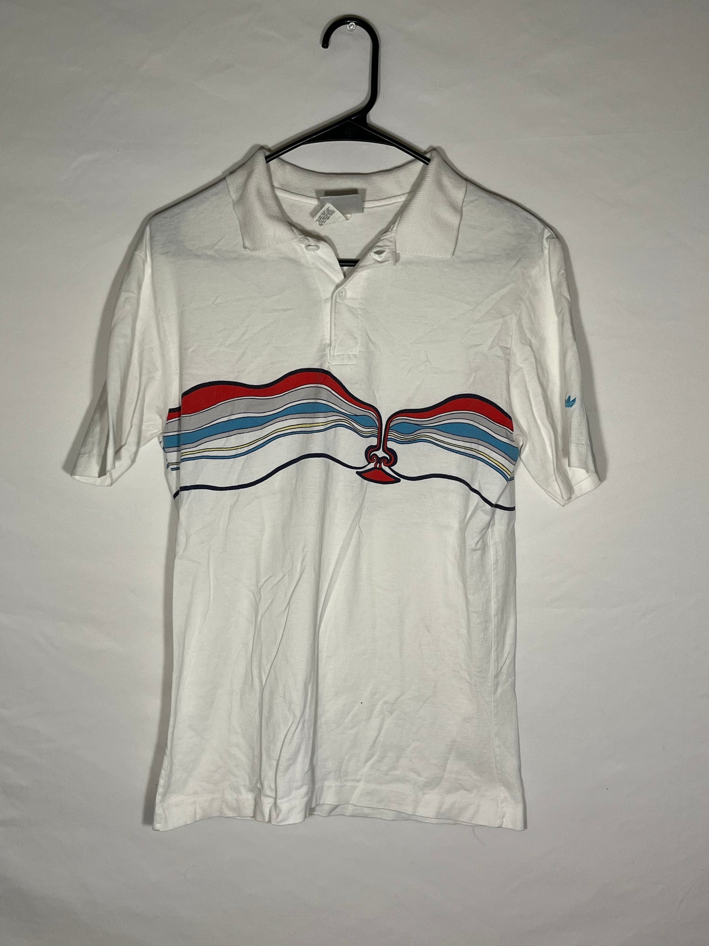 80's Adidas Button Up Shirt - XSmall - 17” x 25”