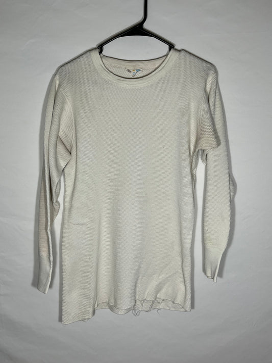 70's Sears Thermal Longsleeve - Small tagged XLarge - 18” x 27”