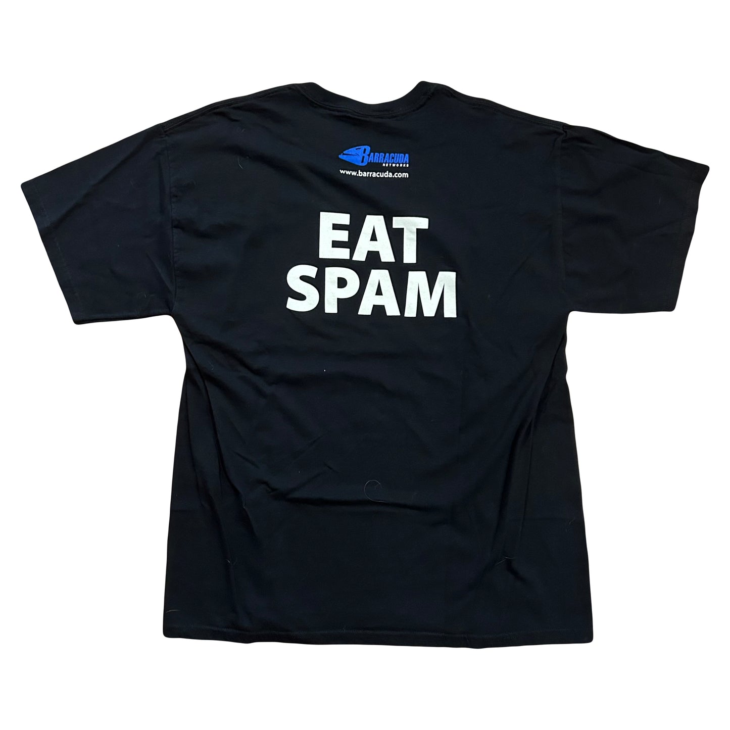 Gildan Eat Spam Barracuda Networks Screenprinted Phart Merch Dog Tshirt - Medium - 20” x 28”