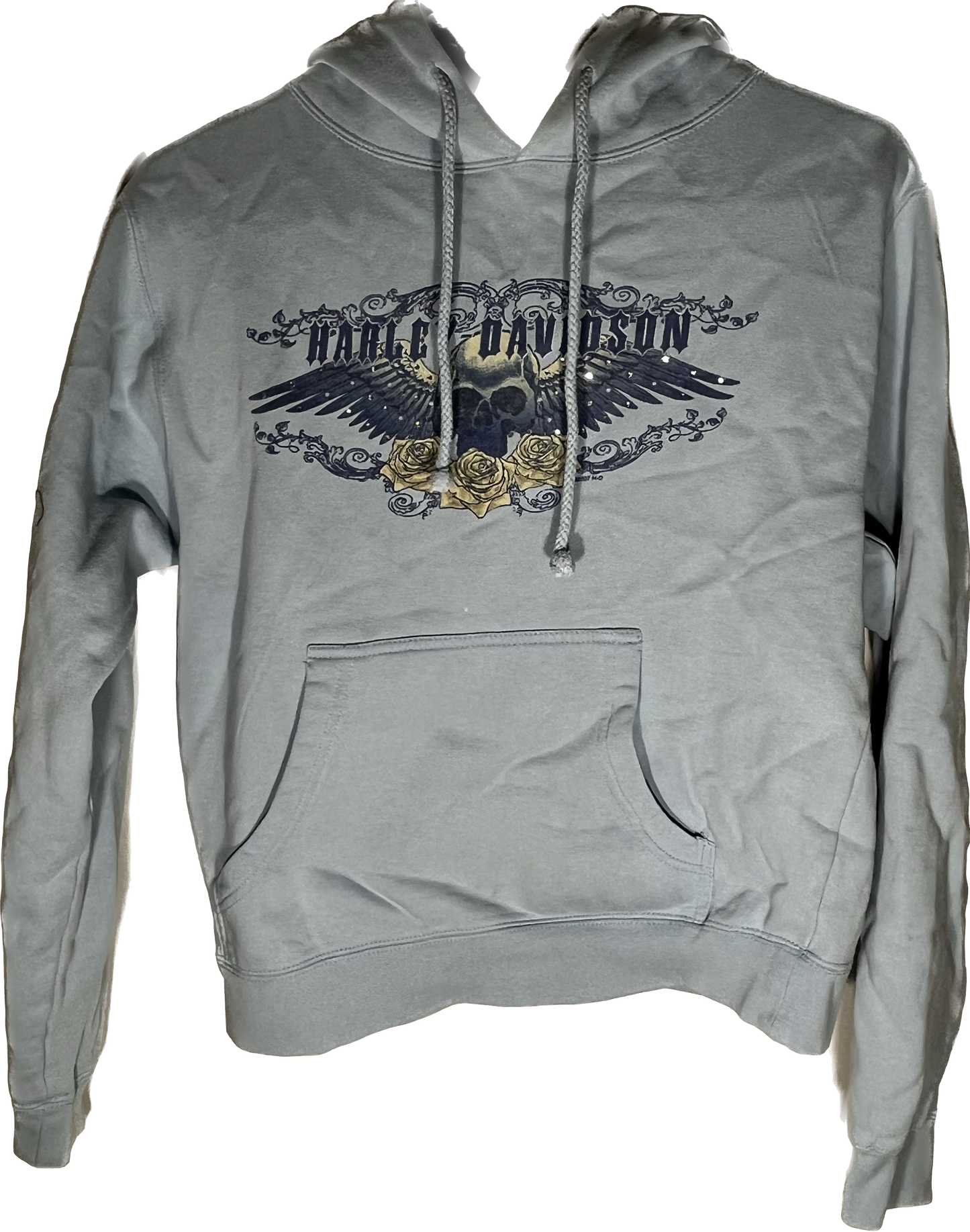 Harley Davidson Hooded Sweatshirt - Small - 18” x 20”